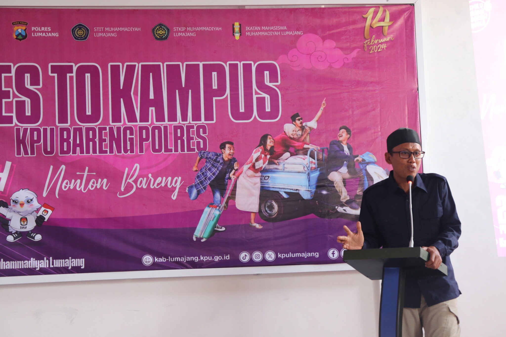 Sosialisasi pemilu sehat melalui Nonton Bareng Film Kejarlah Janji
