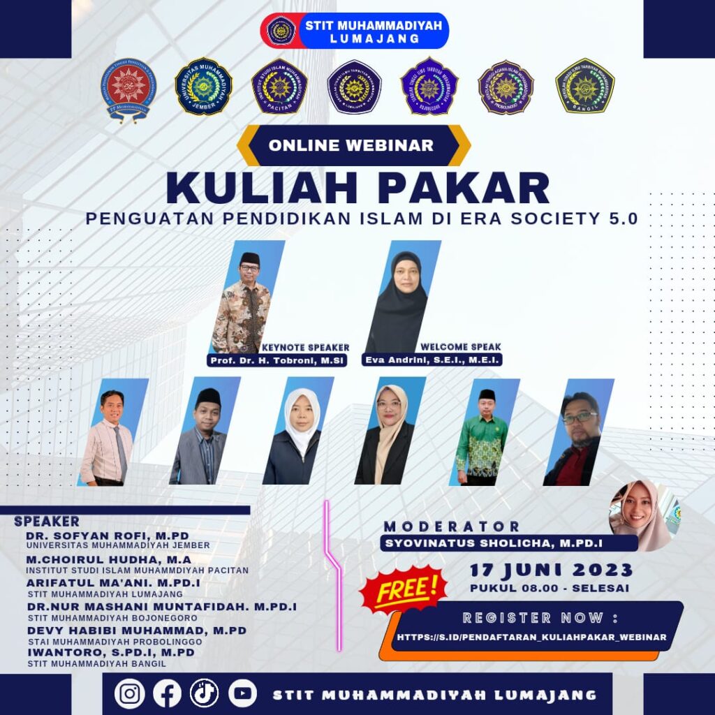 Kuliah Pakar Penguatan Pendidikan Islam di Era society 5.0