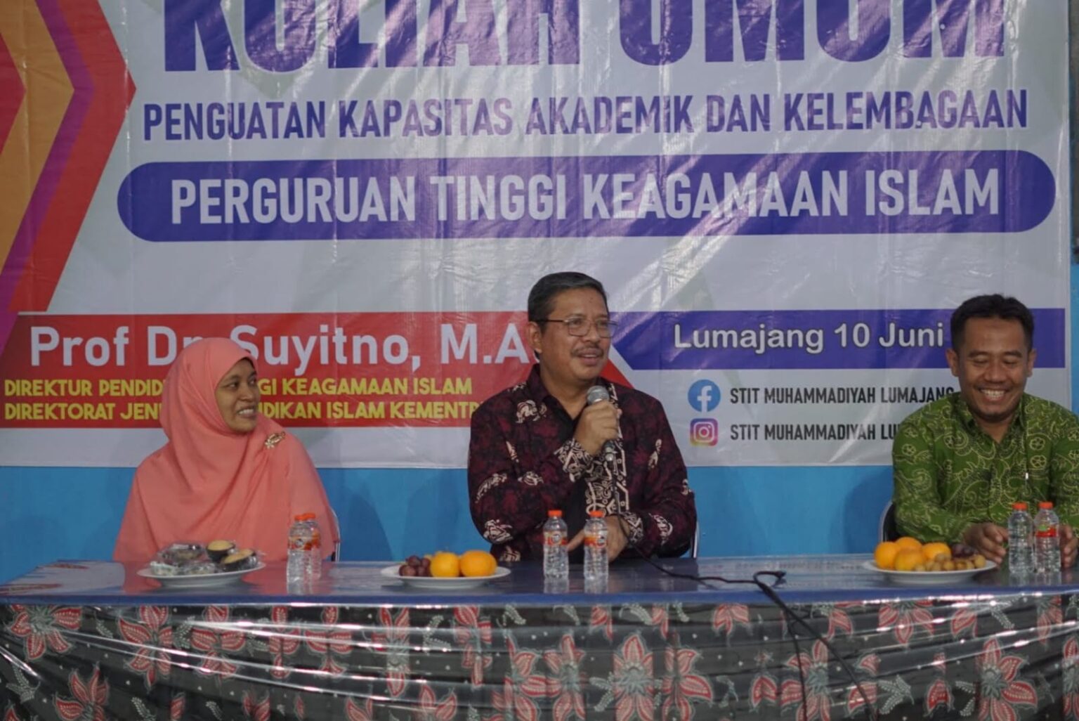 Kuliah Umum Penguatan kapasitas Akademik dan kelembagaan