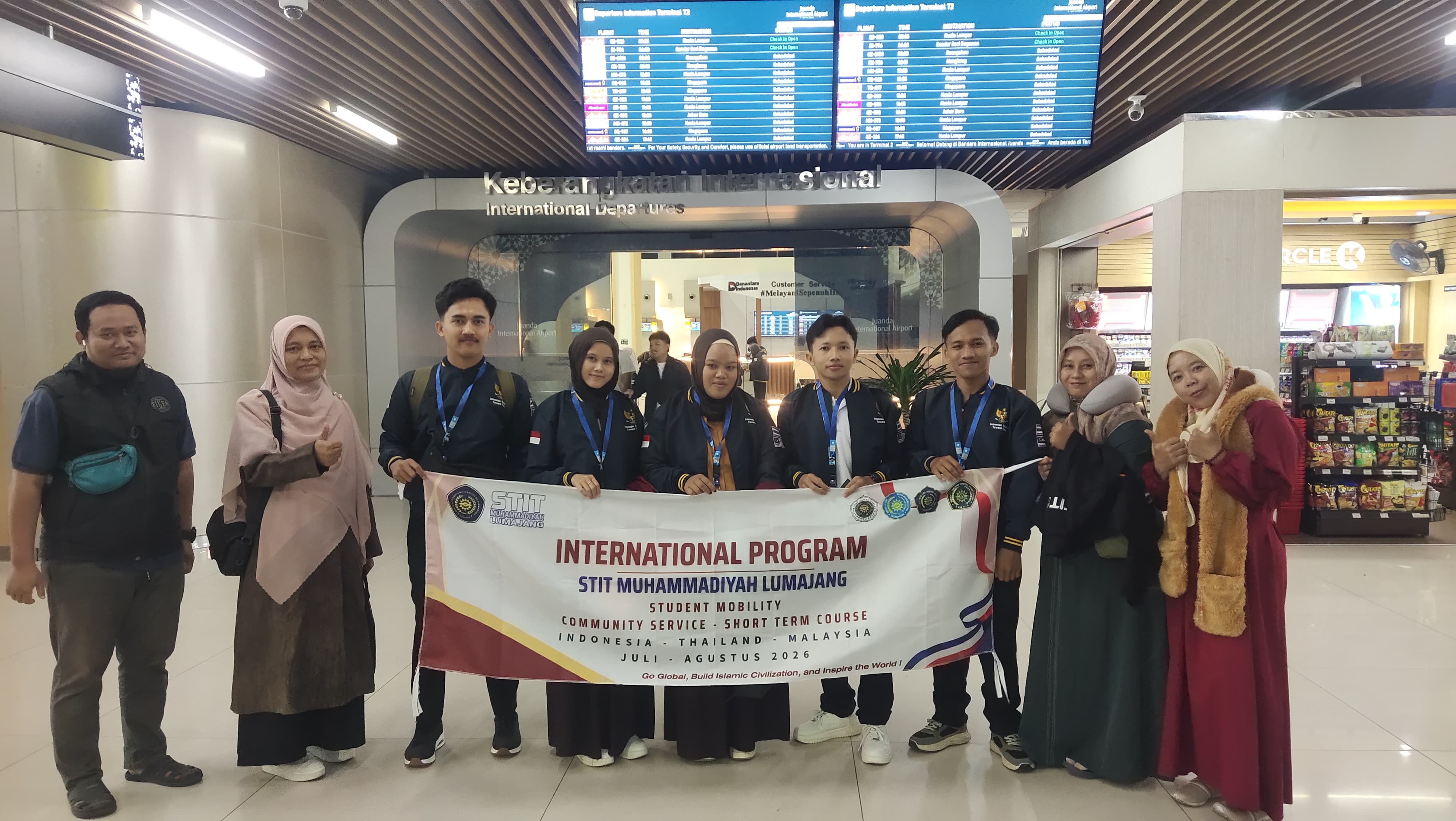 STIT Muhammadiyah Lumajang Berangkatkan Delegasi KKN dan PPL Internasional ke Thailand dan Malaysia