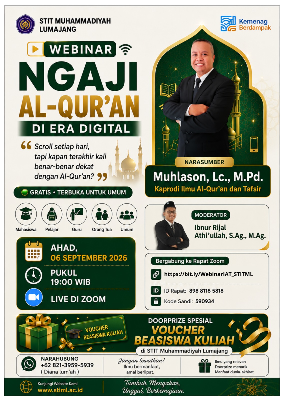 WEBINAR "NGAJI AL-QUR'AN DI ERA DIGITAL"