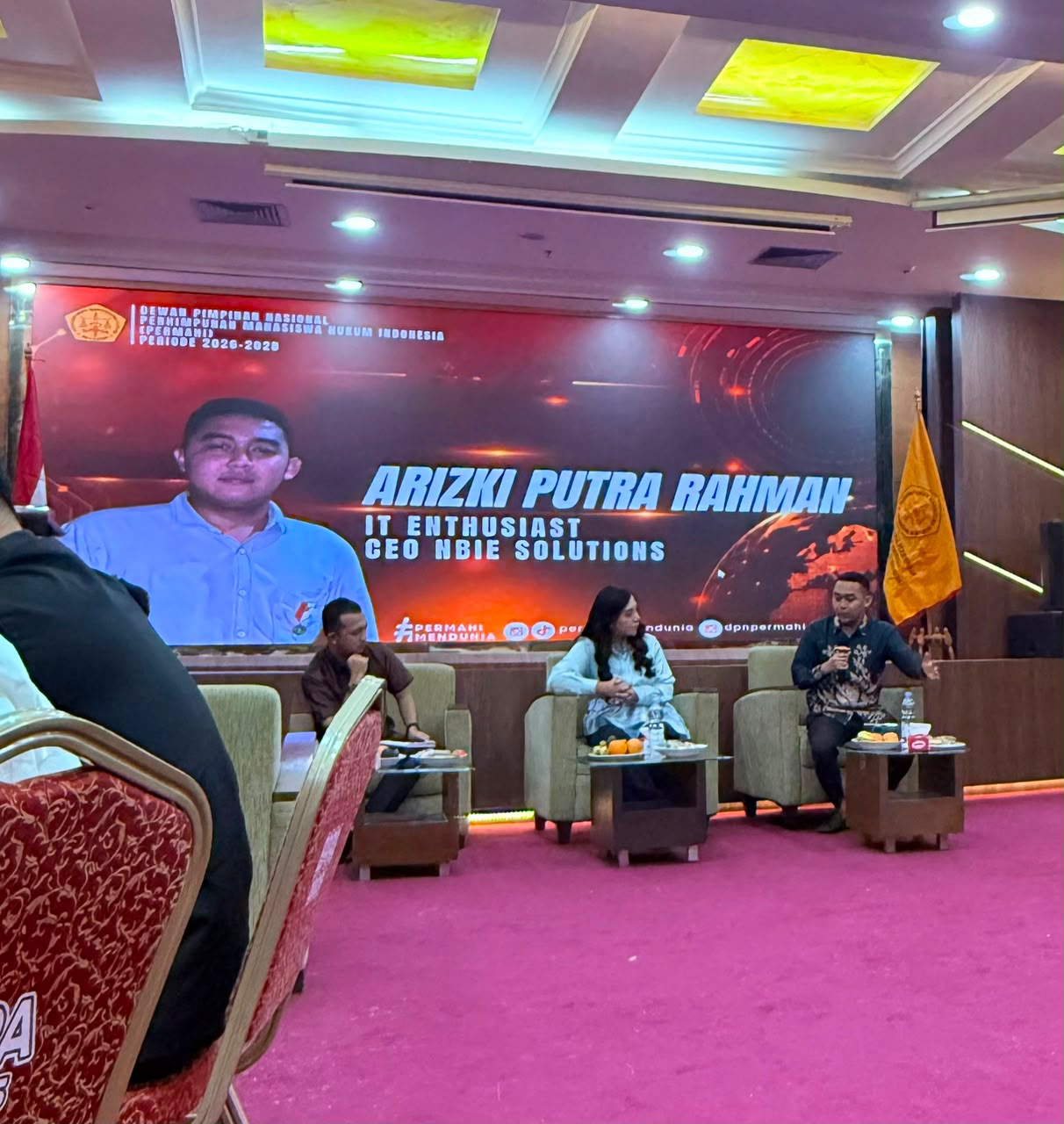 Putra Daerah Sumsel Asal Muratara, Arizki Putra Rahman Bicara Tata Kelola AI di National Law Forum 2026
