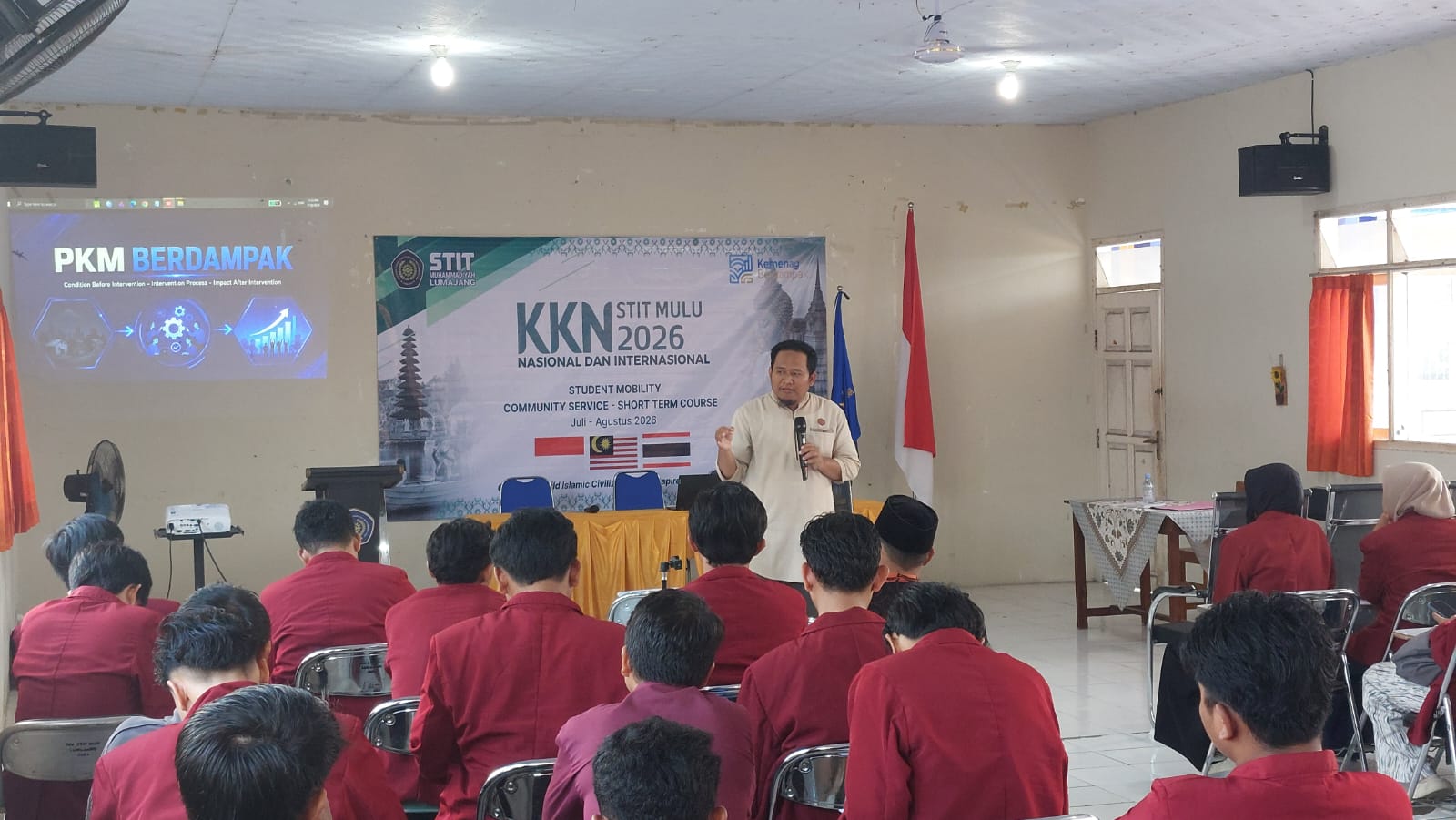 Mahasiswa Semester 7 Ikuti Pembekalan KKN Tahap II di STIT Muhammadiyah Lumajang
