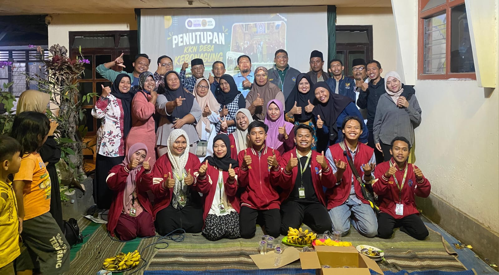 Penuh Haru dan Kehangatan, Acara Penutupan KKN STIT Muhammadiyah Lumajang di Desa Kebonagung Berlangsung Meriah
